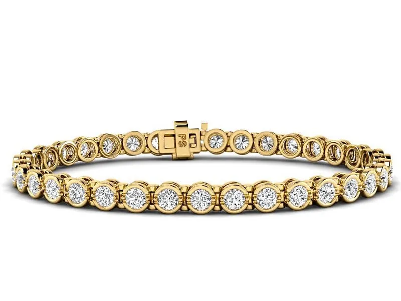 2.00 CT Round Cut Lab Grown Diamonds - Tennis Bracelet