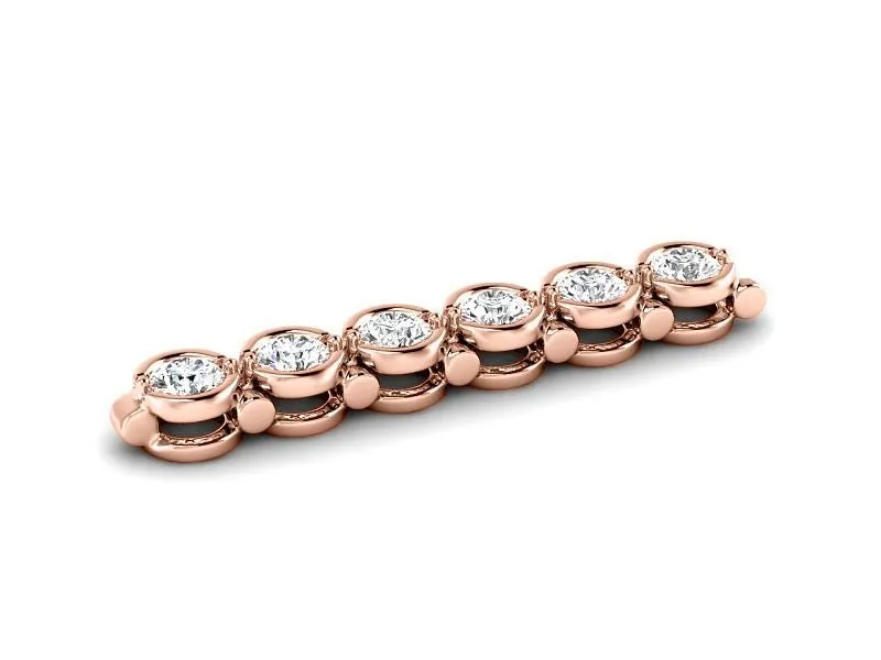 2.00 CT Round Cut Lab Grown Diamonds - Tennis Bracelet
