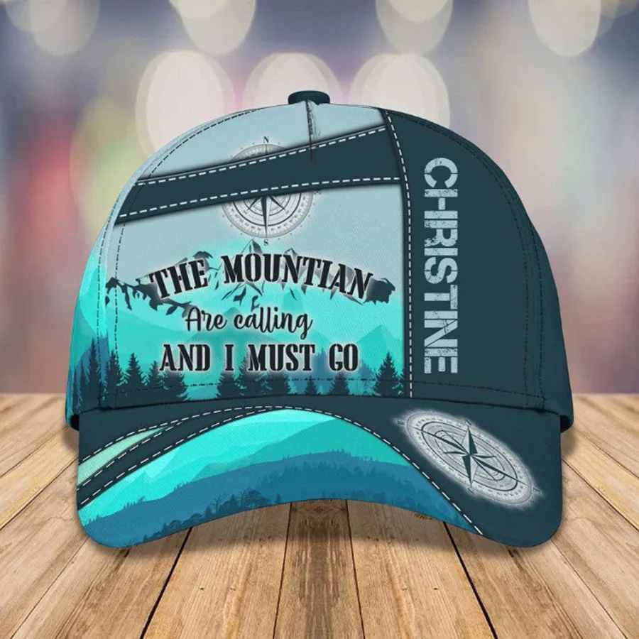 And In To The Forest I Go To Lose My Mind and Find My Soul 3D Hiking Cap for Women, Hiking Hat for Hiking Lovers