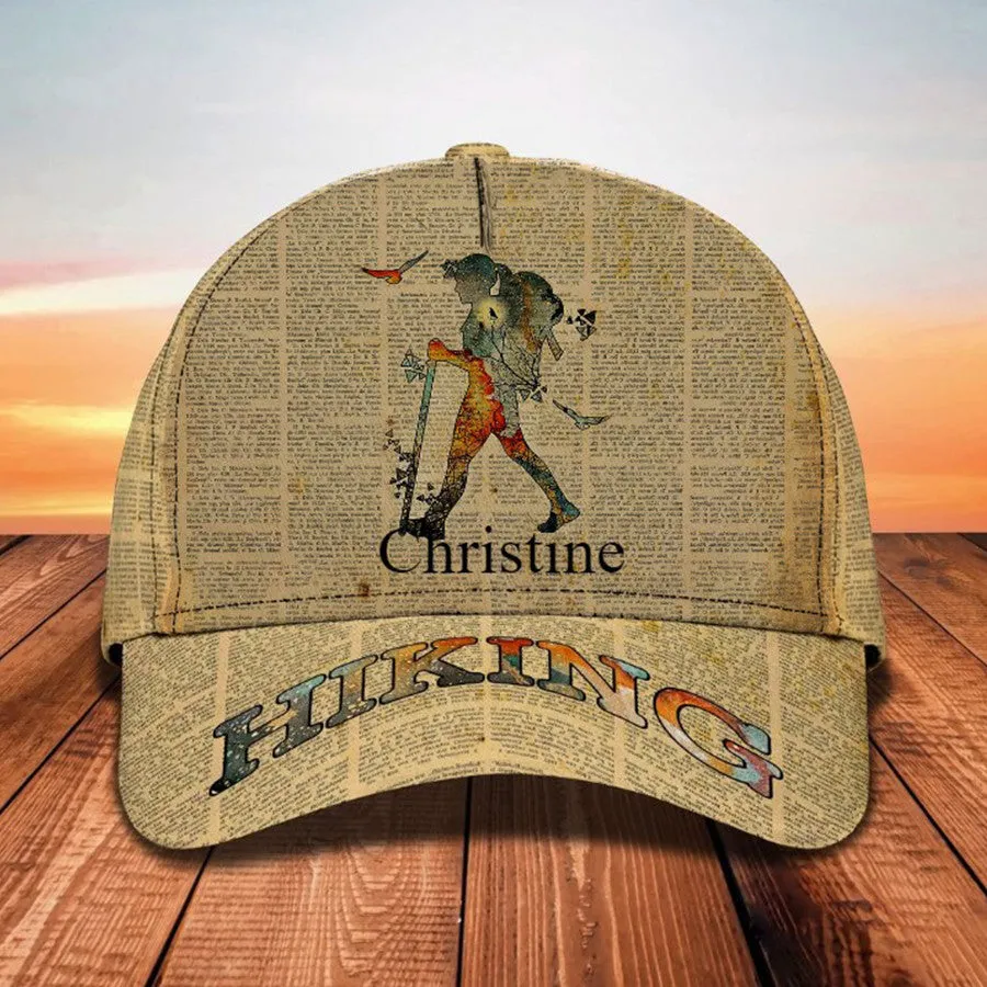 And In To The Forest I Go To Lose My Mind and Find My Soul 3D Hiking Cap for Women, Hiking Hat for Hiking Lovers