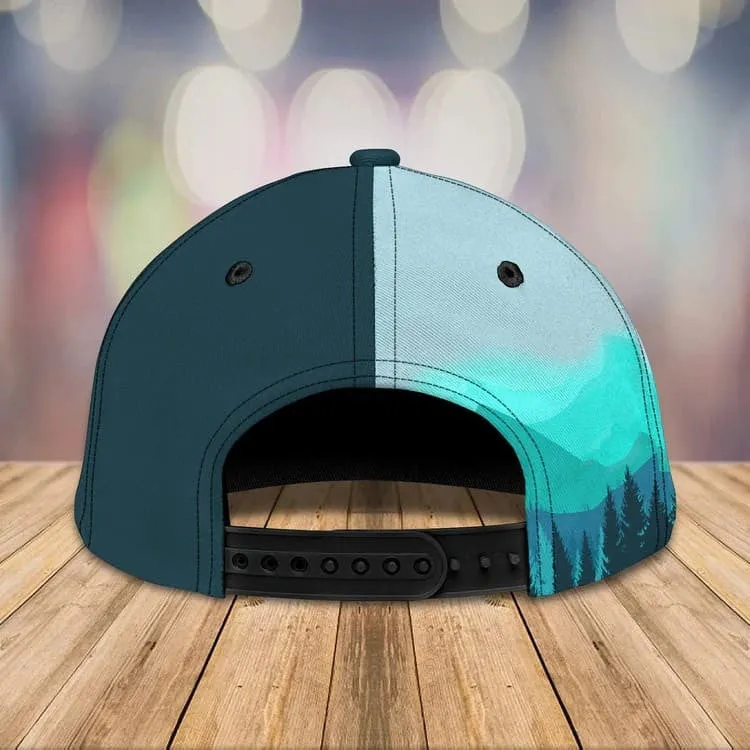 And In To The Forest I Go To Lose My Mind and Find My Soul 3D Hiking Cap for Women, Hiking Hat for Hiking Lovers