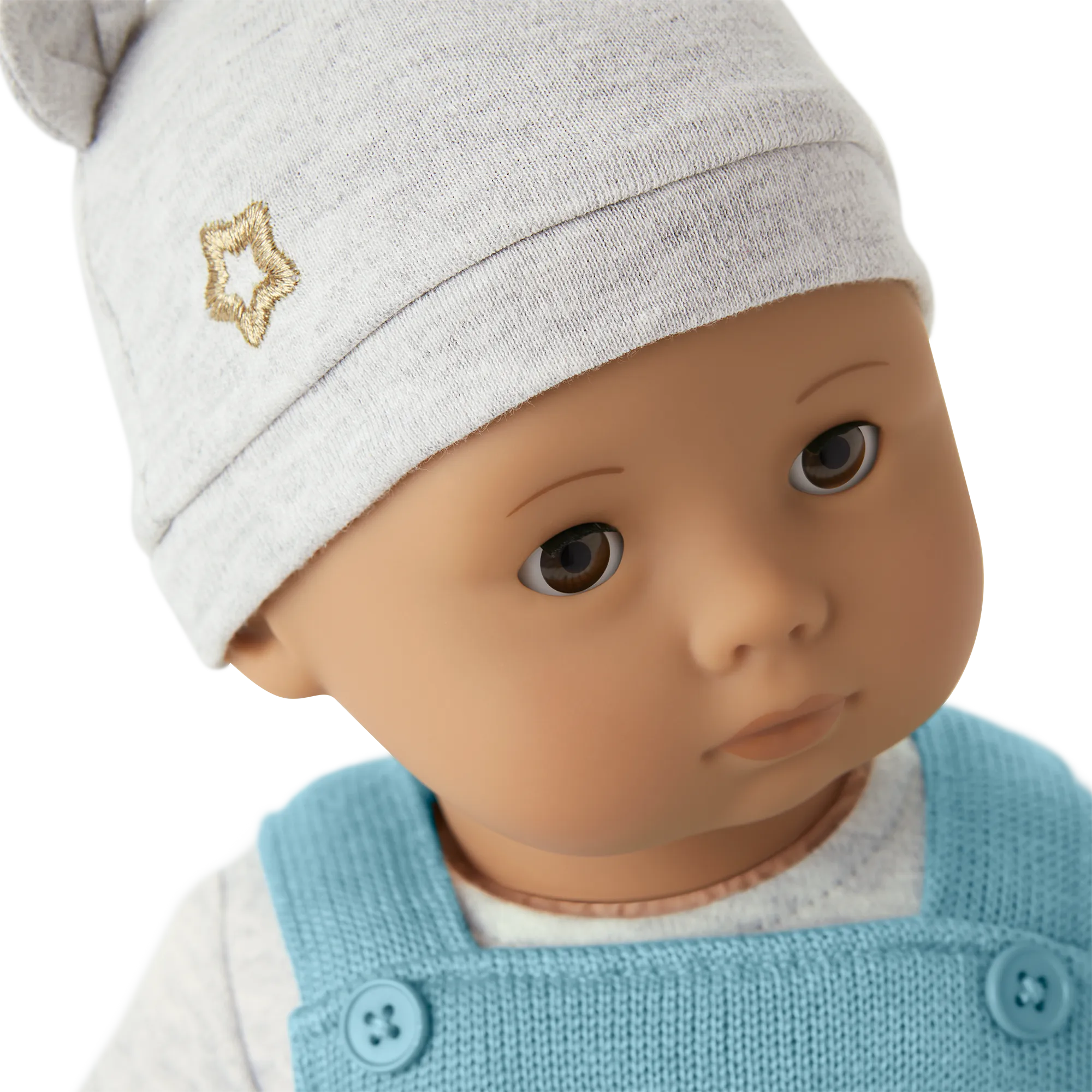 Baby Bear Hat & Booties for Bitty Baby® Dolls