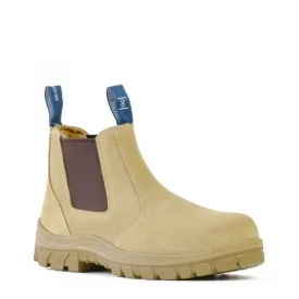 Bata Mercury Ankle Safety Boot-Slip On Brown US9