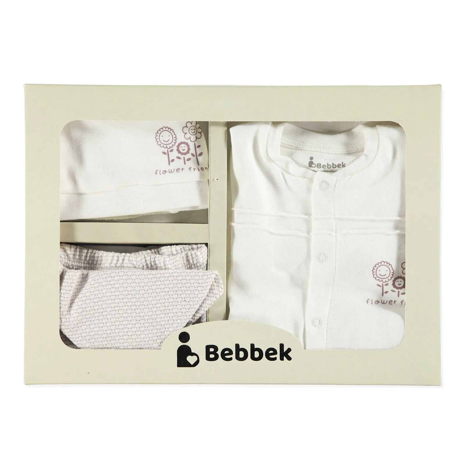 Bebbek Baby Girl 5 Pcs Newborn Gift Starter Set