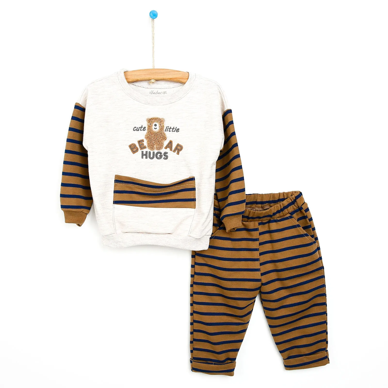 Bebecix Sweatshirt- Footless Bottom - Ecru