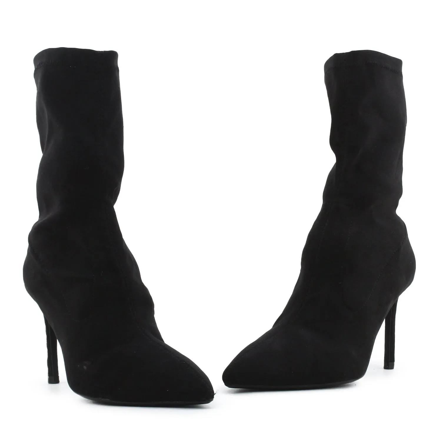 Bershka Stilettos Heels Sock Boots | Textile