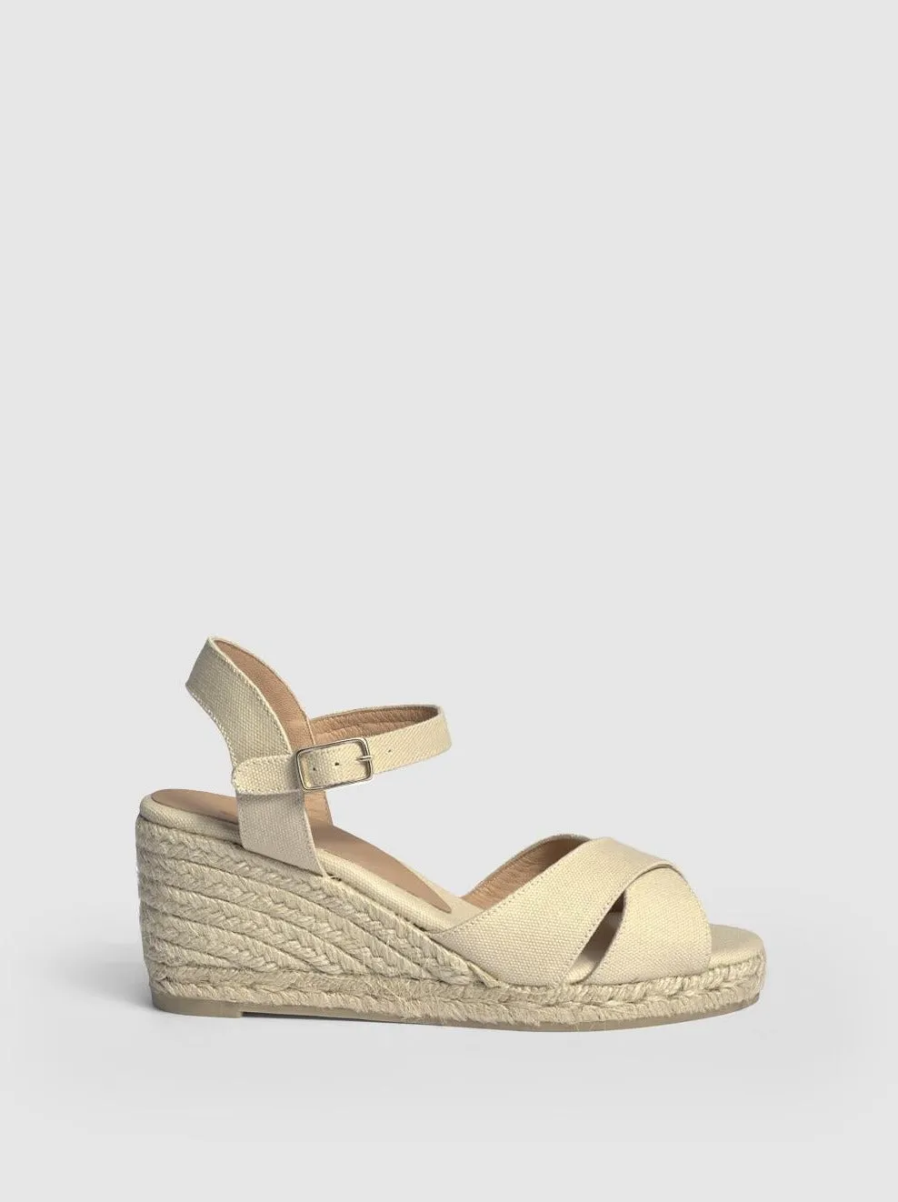 BLAUDELL SANDALS WEDGE | IVORY