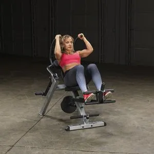 BODY-SOLID SEMI-RECUMBENT AB BENCH