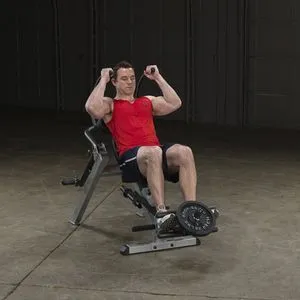 BODY-SOLID SEMI-RECUMBENT AB BENCH