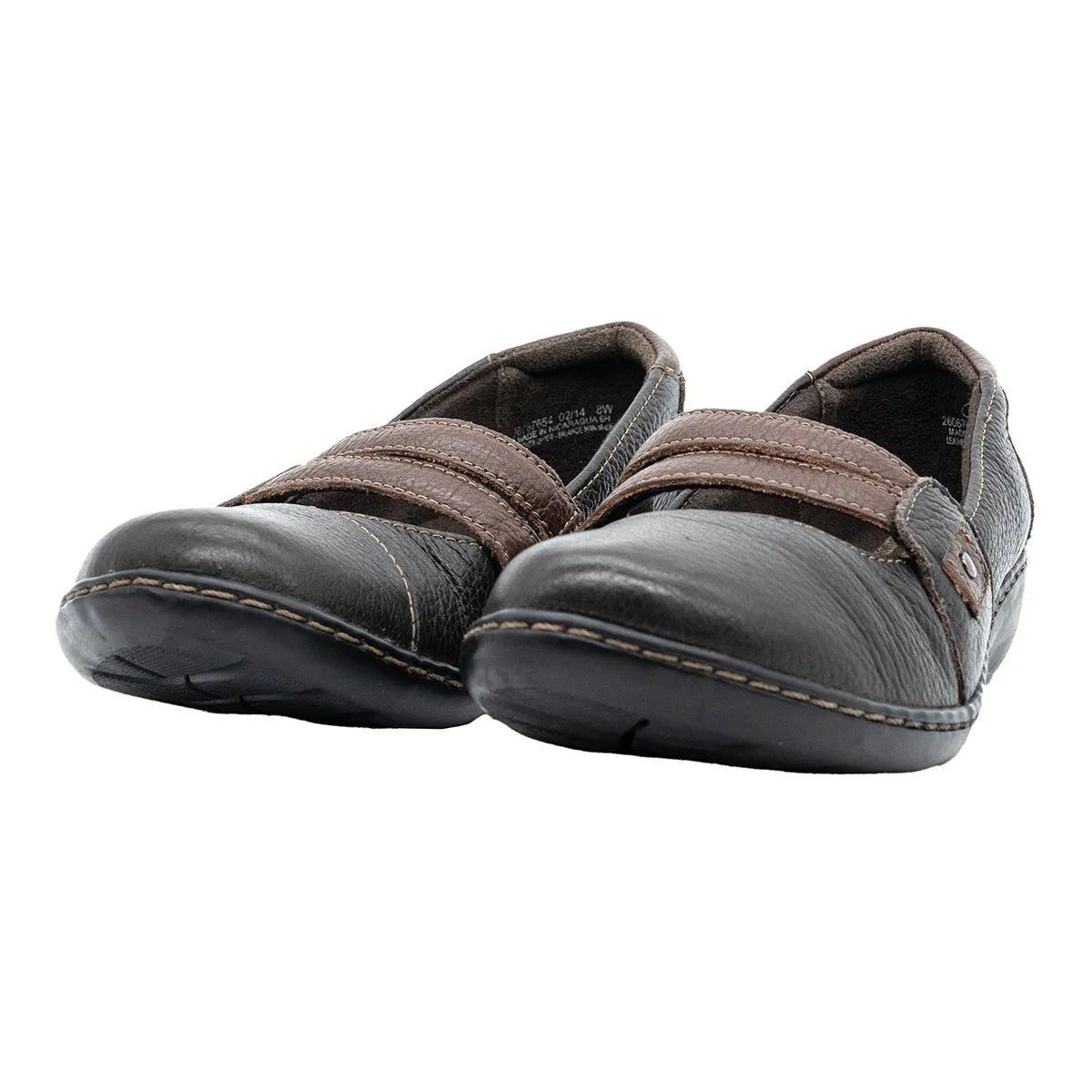 Clarks Ashland Twist Mary Jane Loafers Leather Black Colour For Women