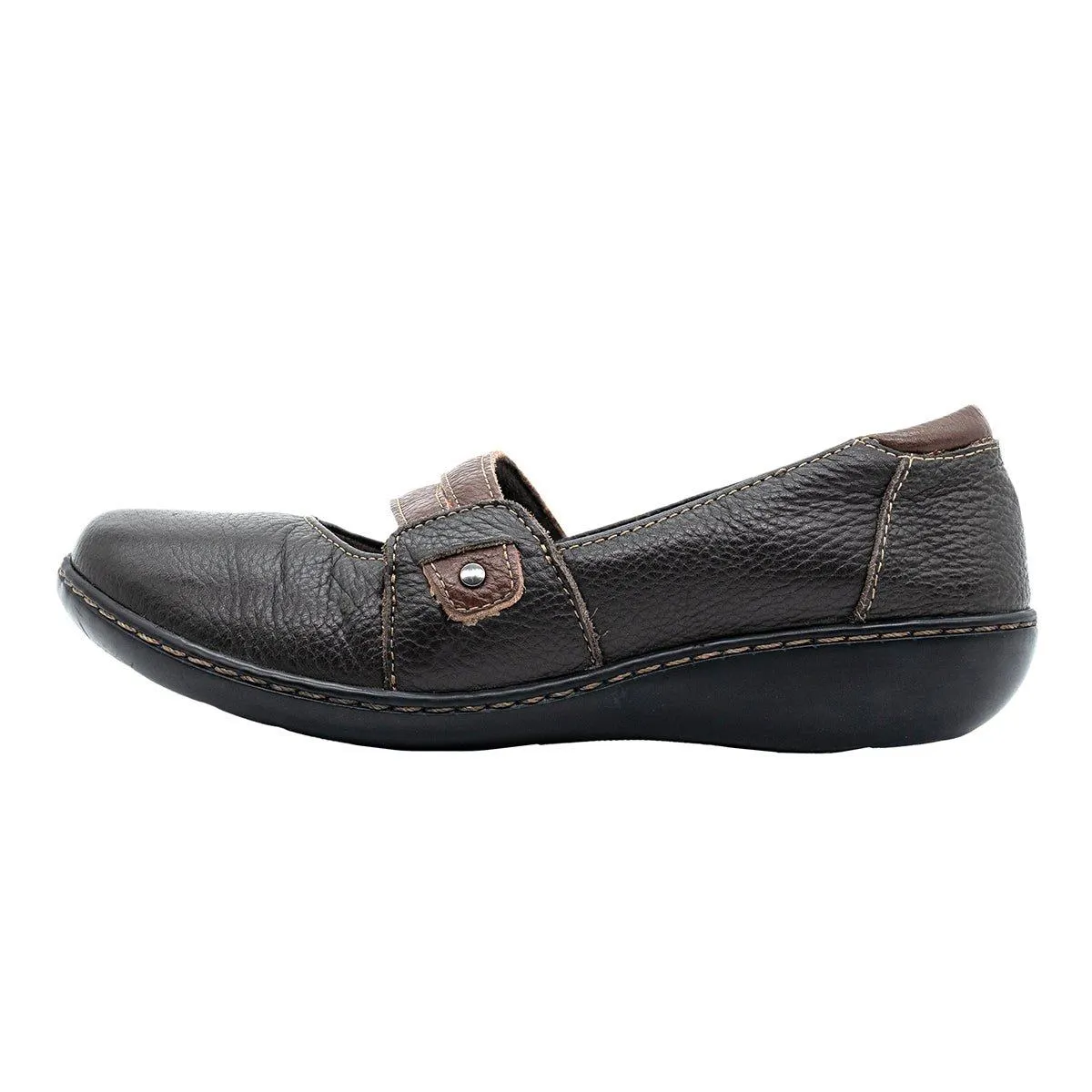 Clarks Ashland Twist Mary Jane Loafers Leather Black Colour For Women