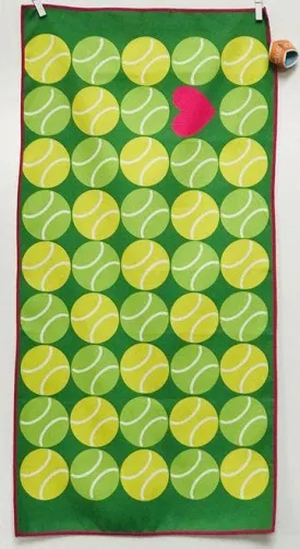 Clutch Workout Towels - Having a Ball Tennis