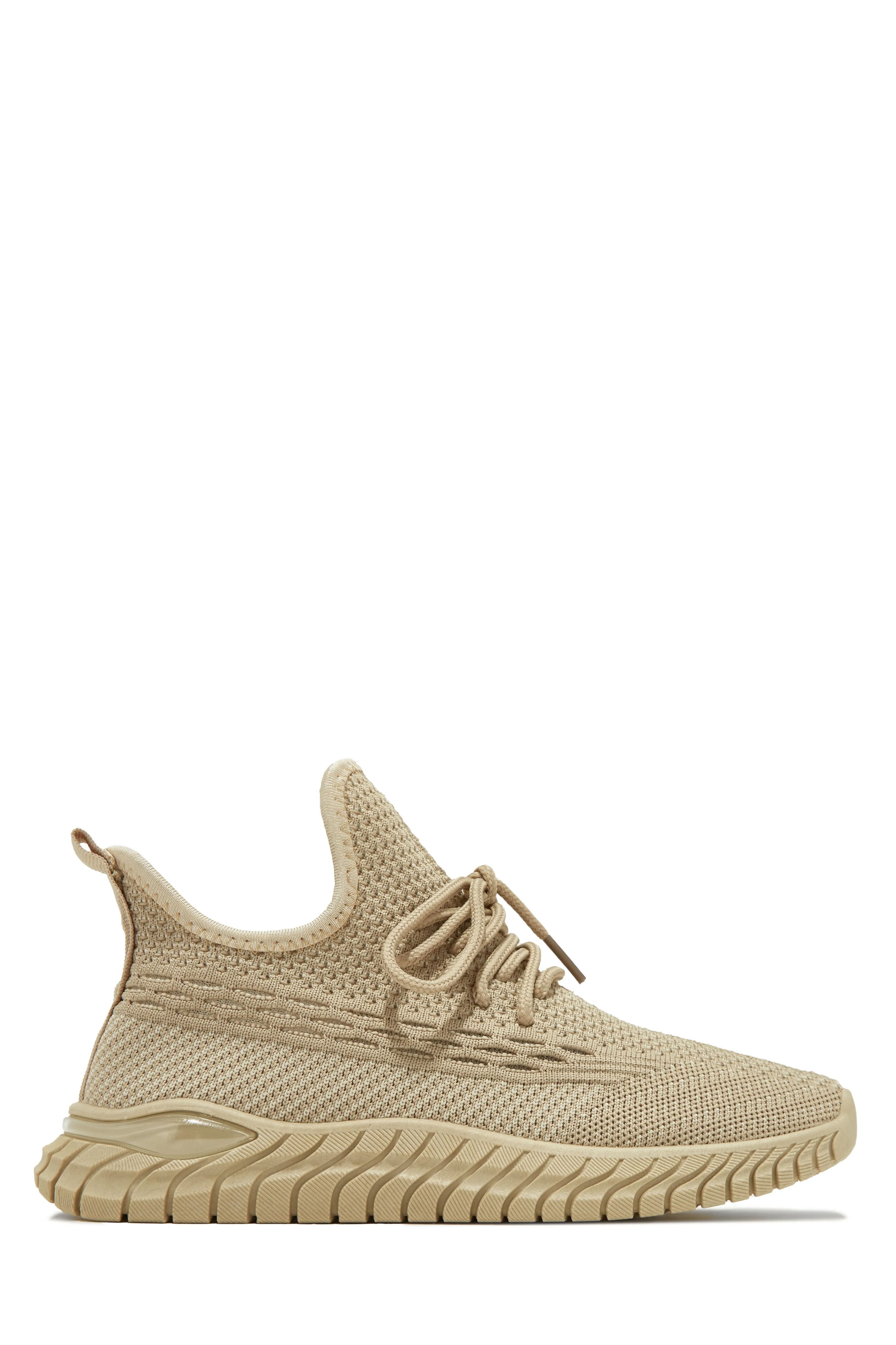 Determined Lace Up Sneakers - Black