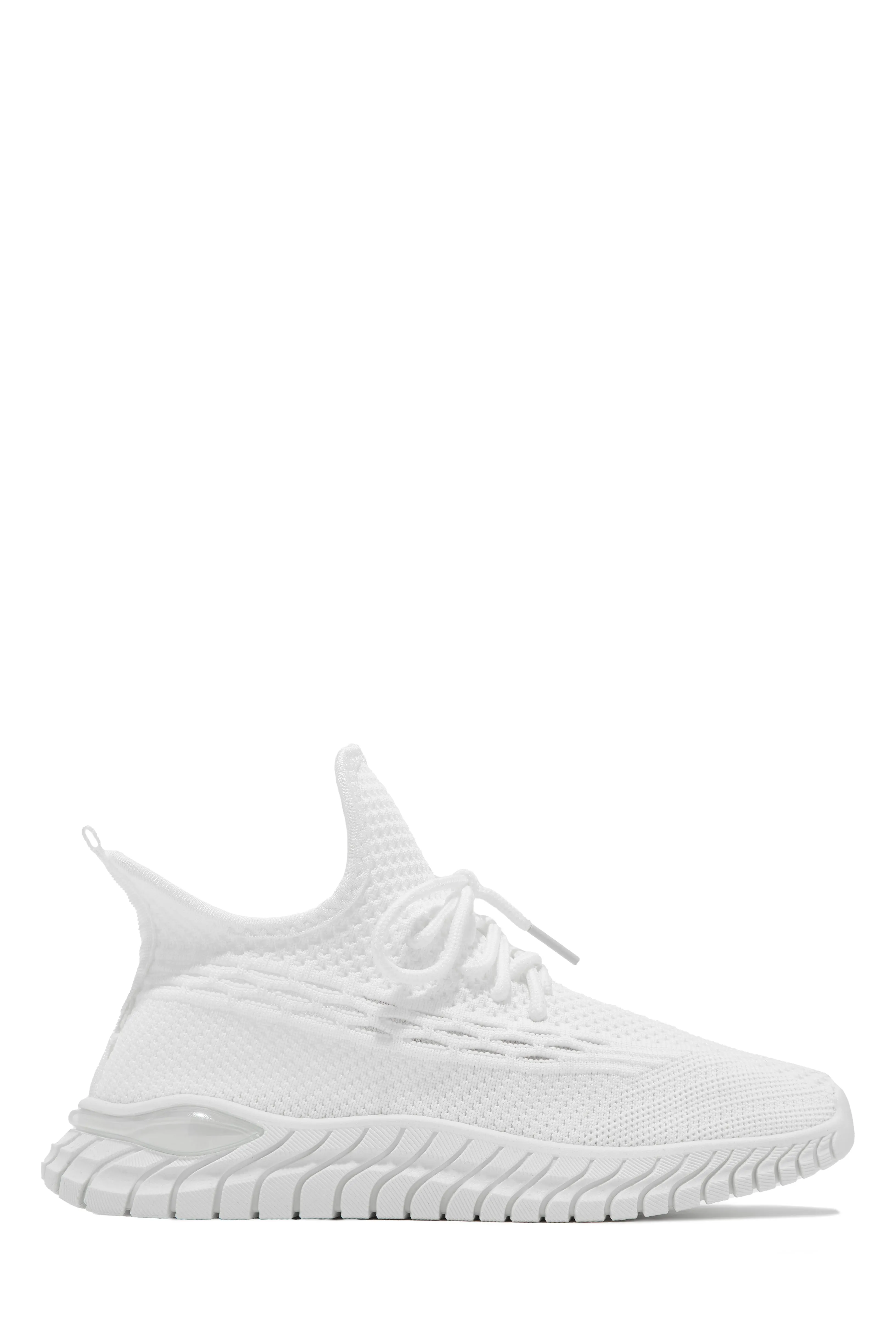 Determined Lace Up Sneakers - Black