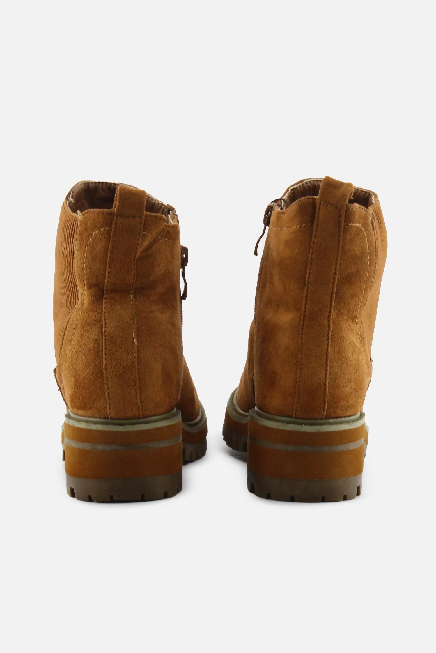 European Brand Zipper Stretchable Chelsea Ankle Boots | Suede