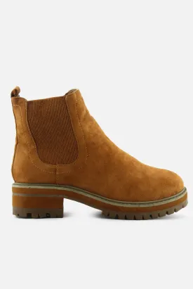 European Brand Zipper Stretchable Chelsea Ankle Boots | Suede