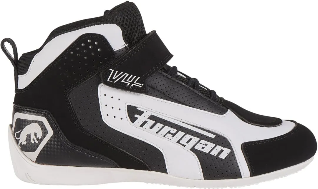Furygan V4 Vented Motorcycle Shoes, Black/White
