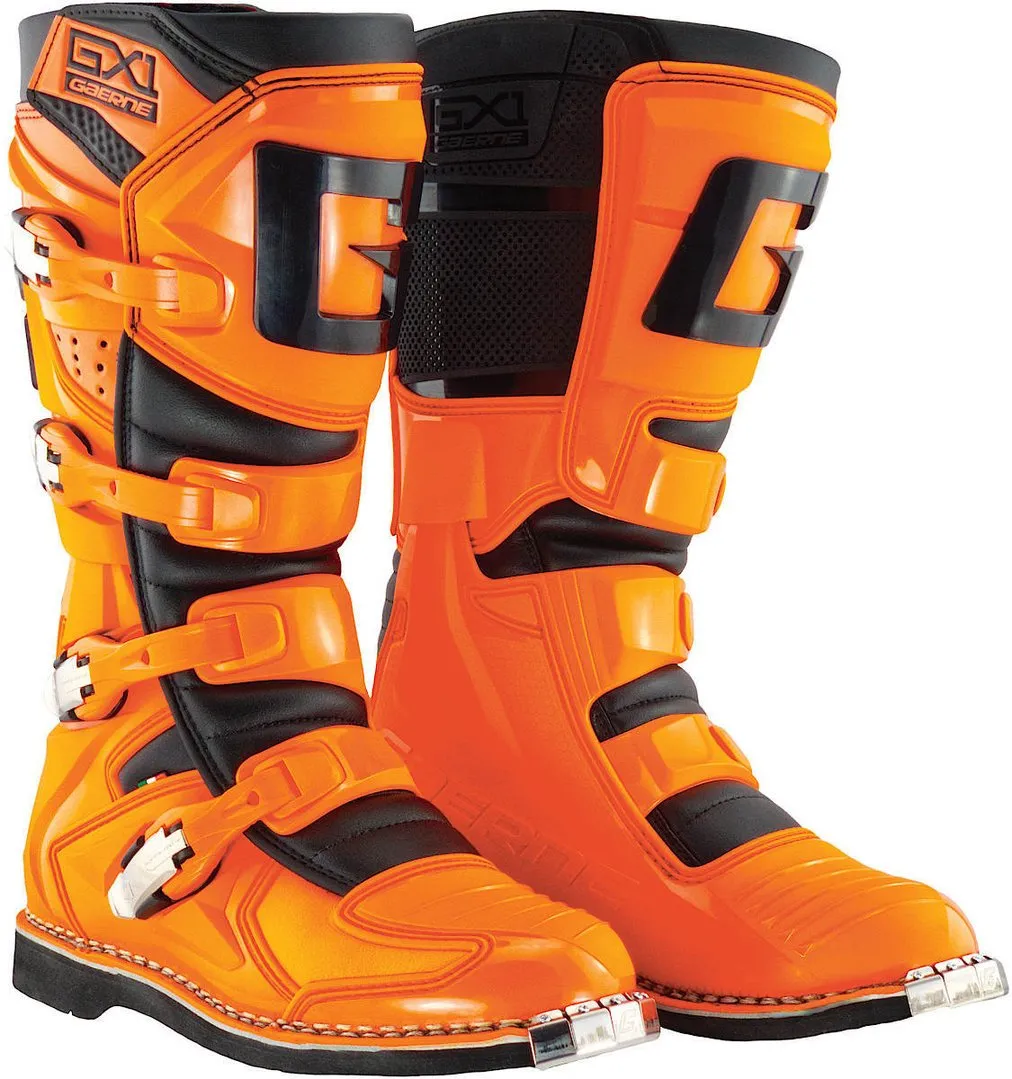 Gaerne GX-1 Goodyear Motocross Boots, Orange/Black