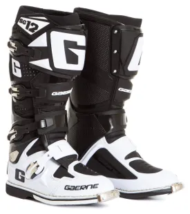 Gaerne SG-12 Men's Black/White Motocross Boots