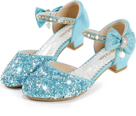 Girls Sandals Closed Toe Heels Wedding Party Girls Dress Shoes Toddler Little Big Kid