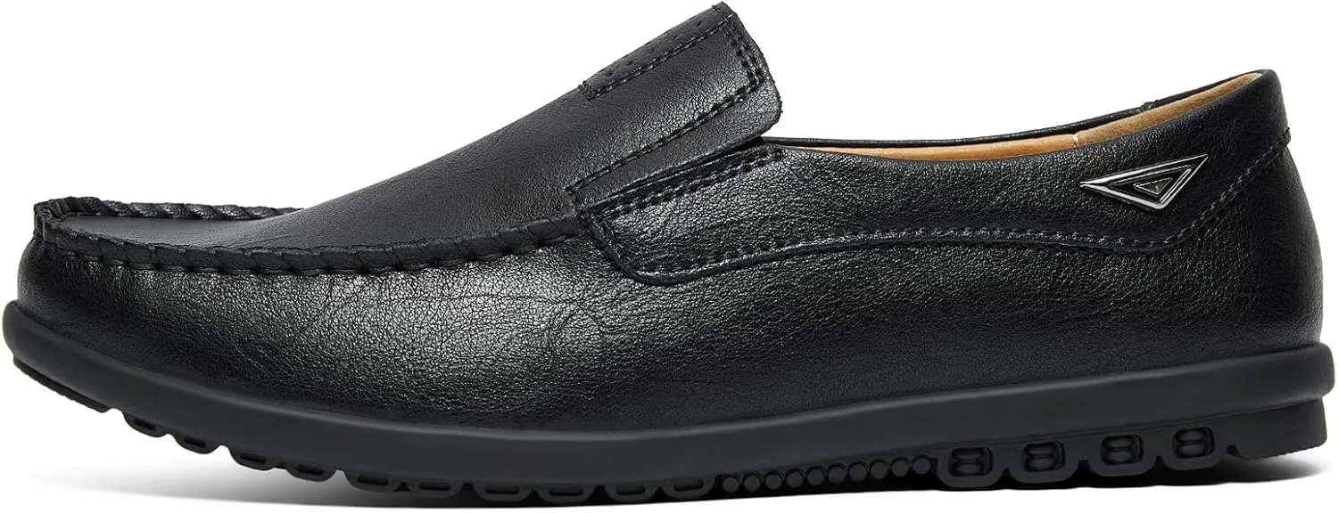 Go Tour Men??s Casual Leather Fashion Slip-on Loafers Shoes