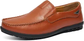 Go Tour Men??s Casual Leather Fashion Slip-on Loafers Shoes