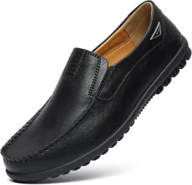 Go Tour Men??s Casual Leather Fashion Slip-on Loafers Shoes