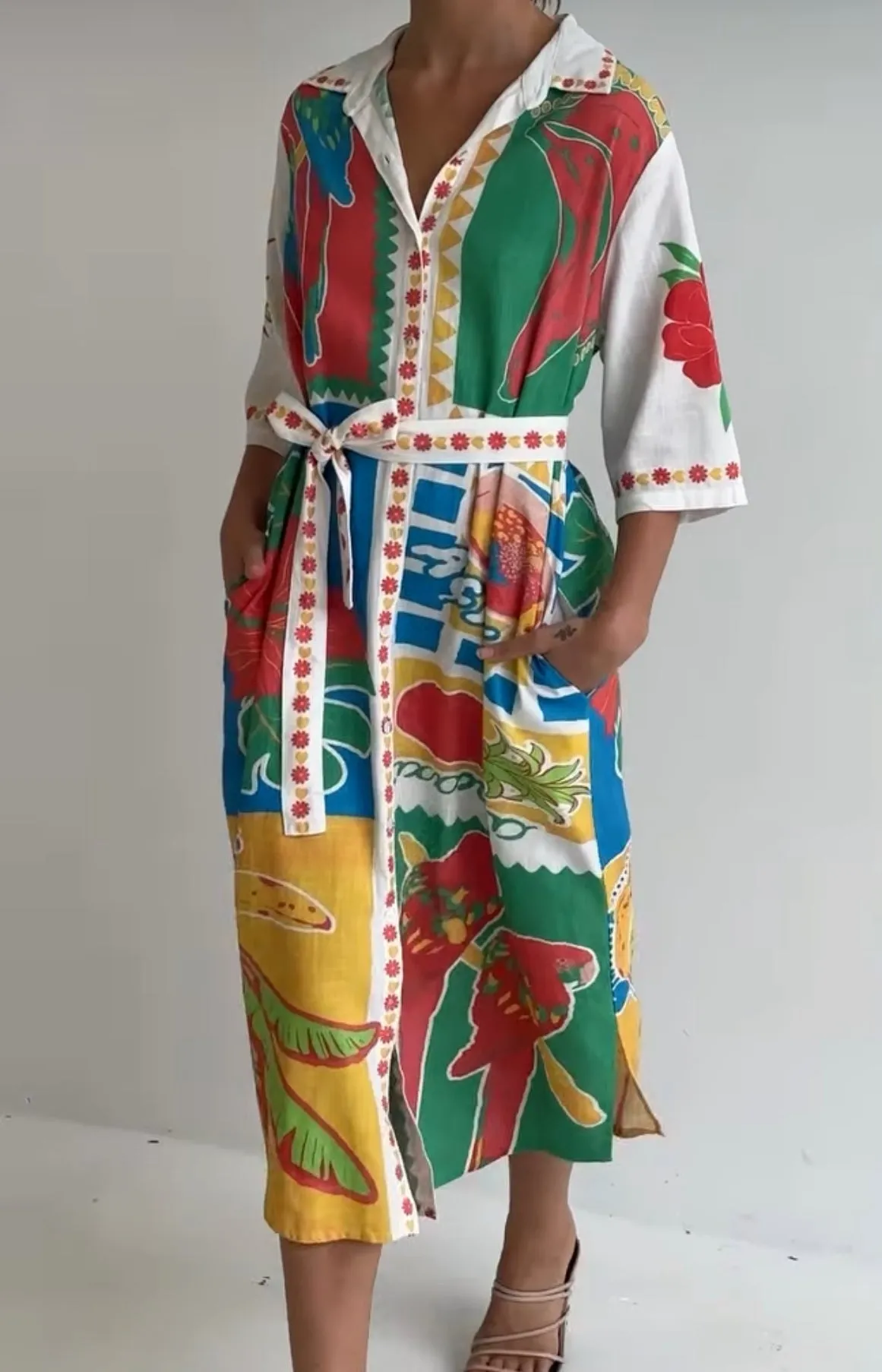Jungle Shirt Dress