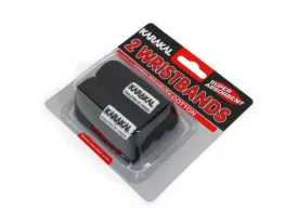 Karakal Super Absorbent Wristbands X2 (Black)