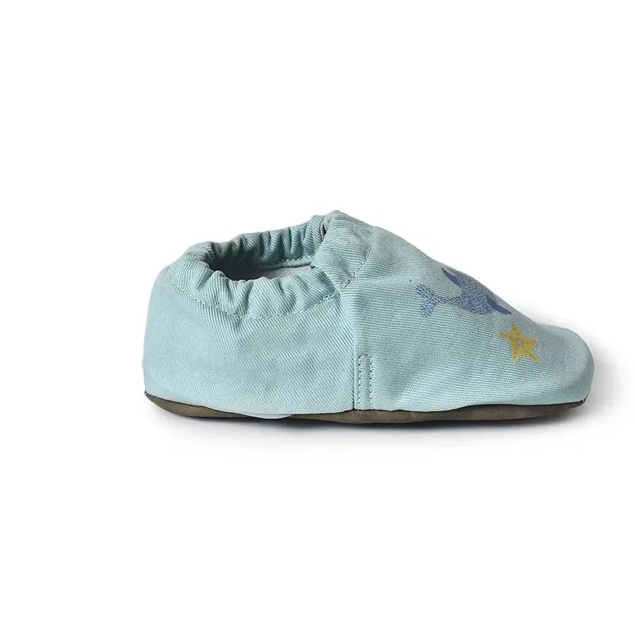 Kids Sea Animal Print Booties