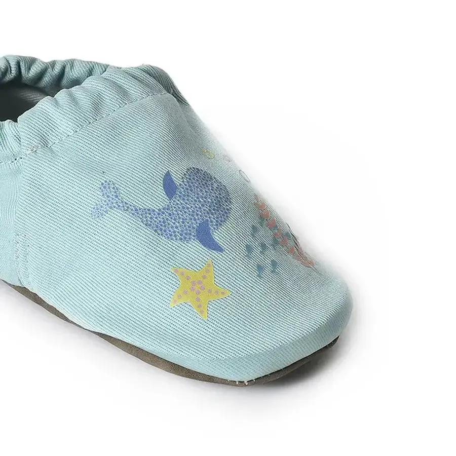 Kids Sea Animal Print Booties