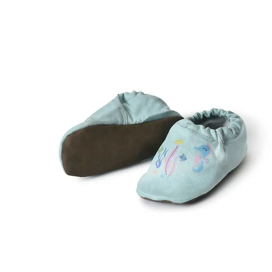 Kids Sea Animal Print Booties