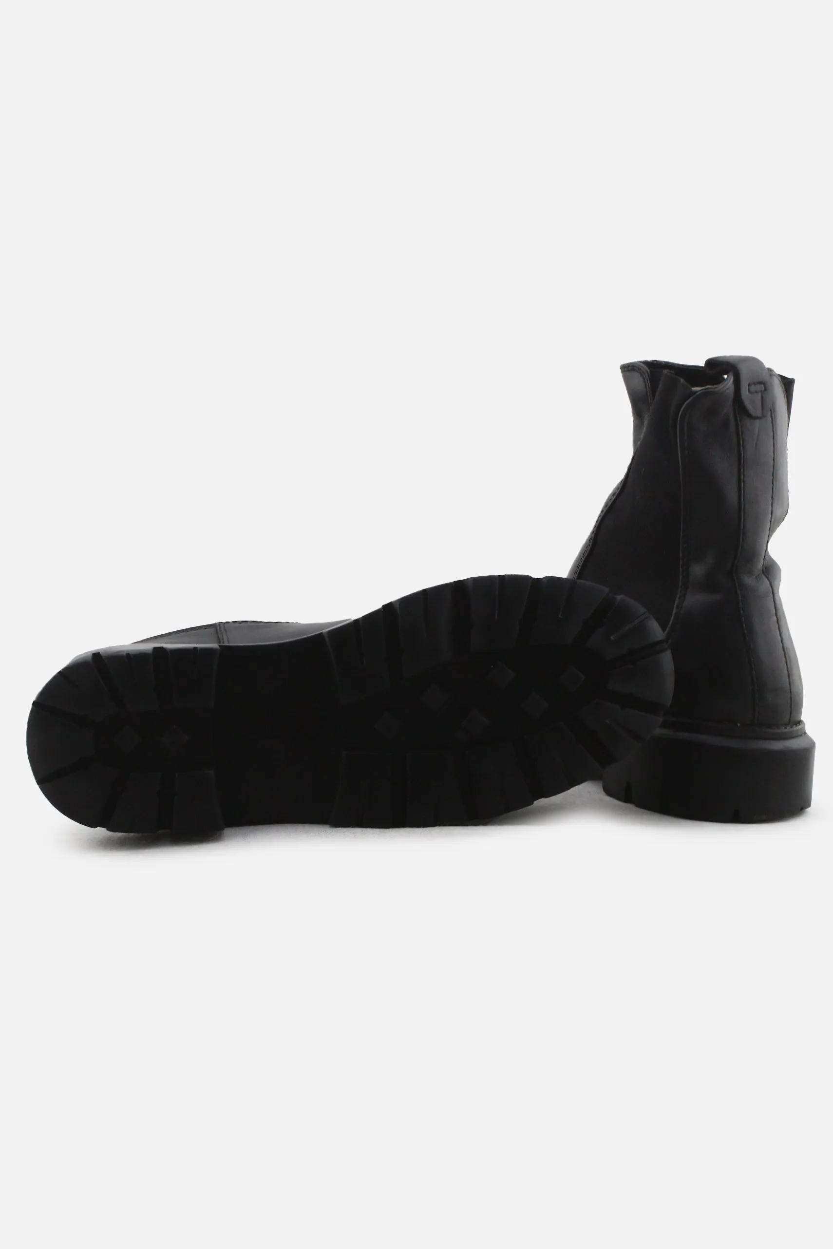 Massimo Dutti Stretchable Ankle Boots | 100% Authentic Leather