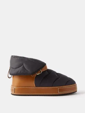 Maxie recycled-nylon ankle boots