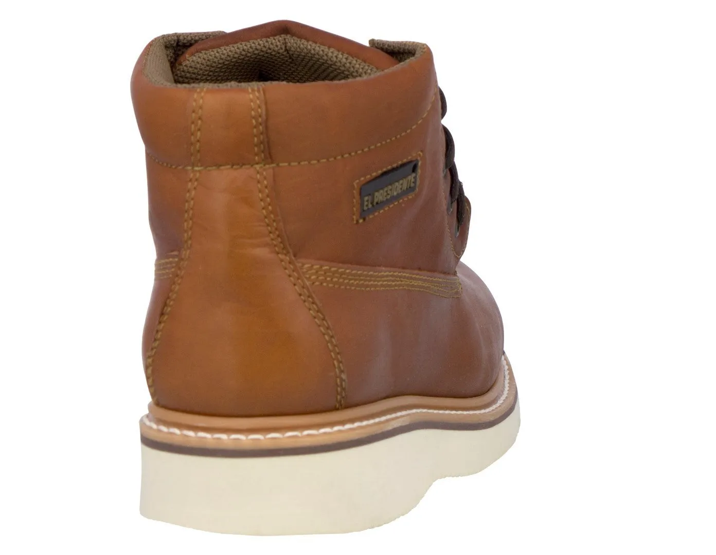 Mens 600RA Honey Brown Work Boots Slip Resistant - Soft Toe