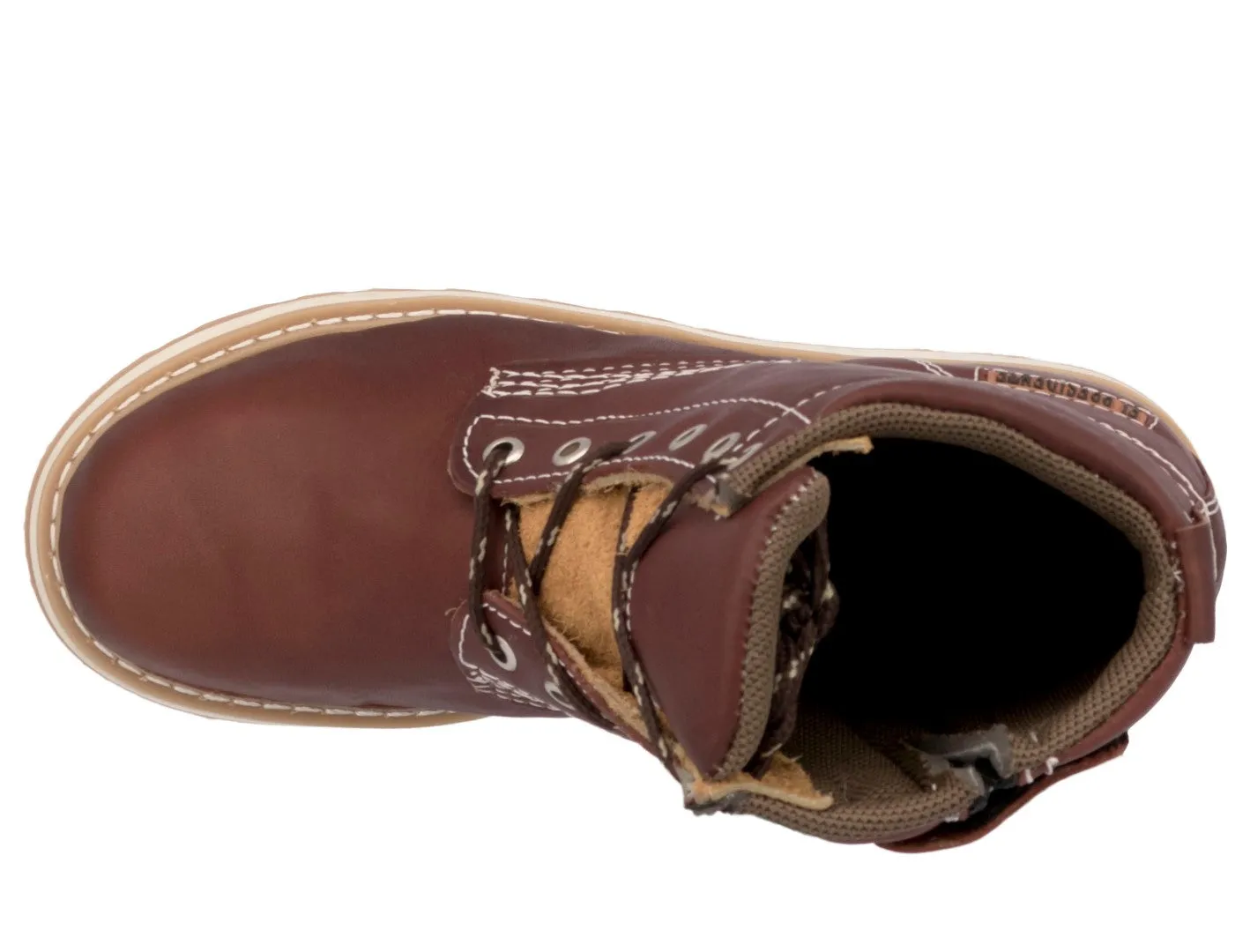 Mens Chedron Work Boots Genuine Leather Lace Up Safety Oil Resistant Shoes
