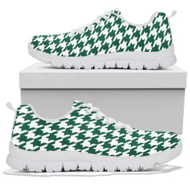 Mesh Sneakers_Green_Gotham on White-NYJ HT Pattern