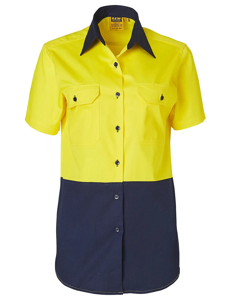 SW63 Women's Short Sleeve Safety Shirt
