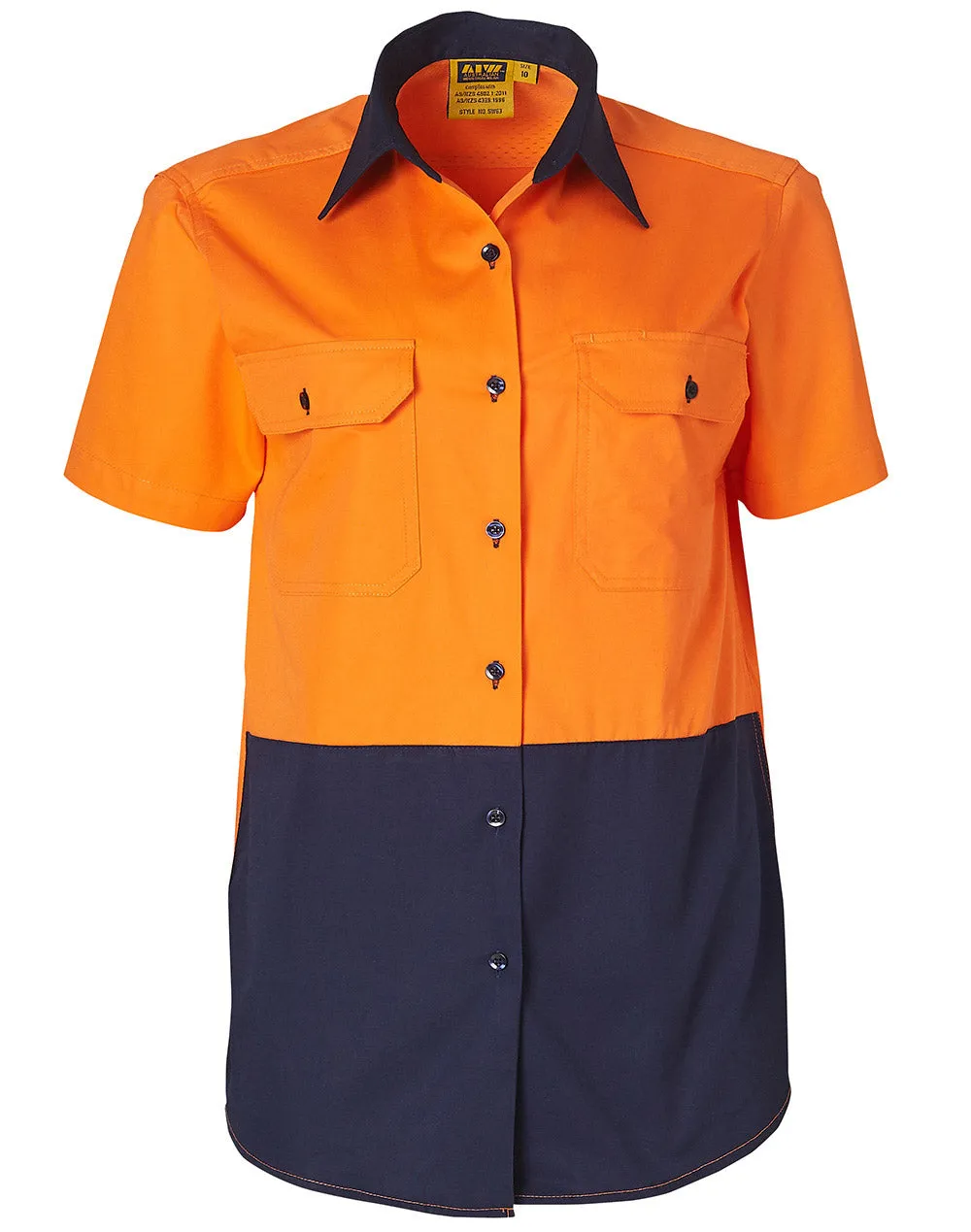 SW63 Women's Short Sleeve Safety Shirt