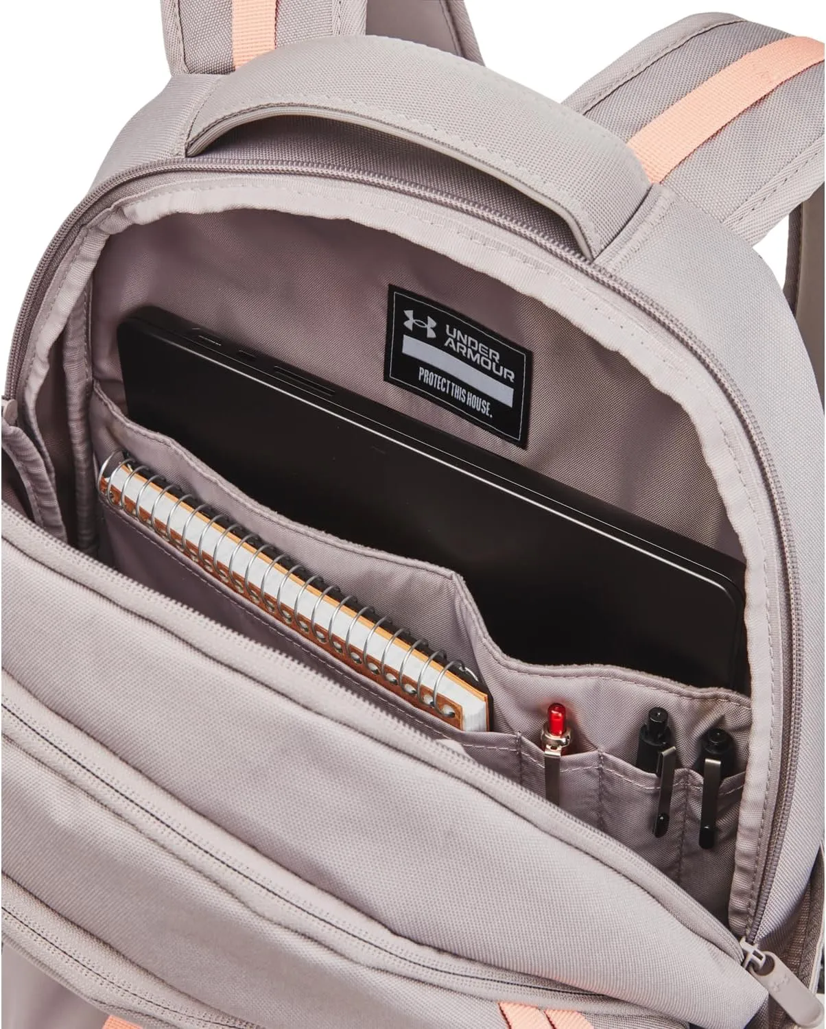 UA Hustle 6.0 Backpack - Tetra Gray - One Size