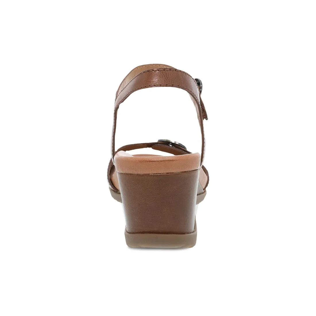 Women's Dansko Arielle Color: Tan Glazed Leather Sandal