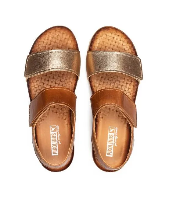 Women's Pikolinos Mahon Sandal Color: Champagne