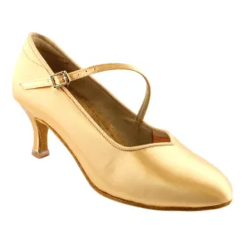Women's Standard Dance Shoes, Model 138, Heel EH10, Tan 2