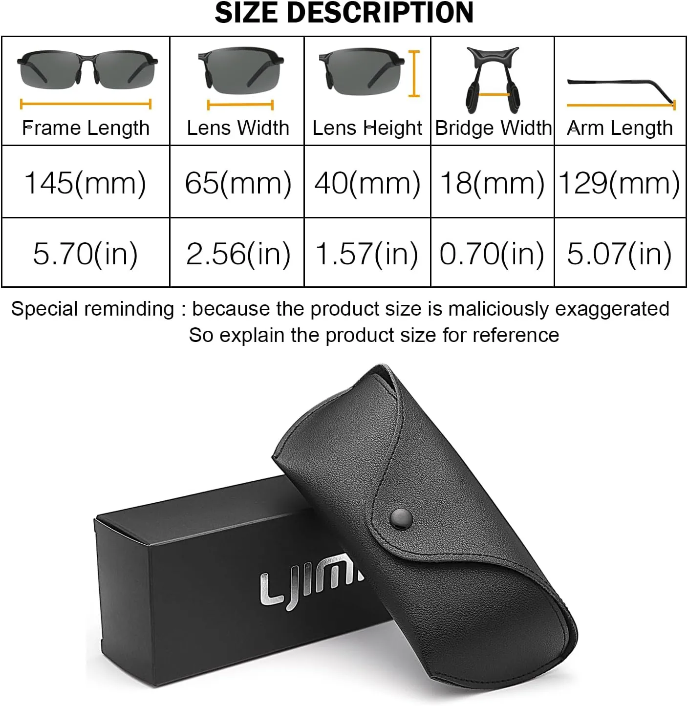 YIMI Polarized Photochromic Driving z87 Sunglasses For Men Women Day and Night safety glasses
